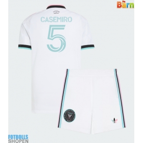 Billiga Inter Miami Casemiro #5 Tredjeställ Barn 2026-27 Kortärmad (+ Korta byxor)